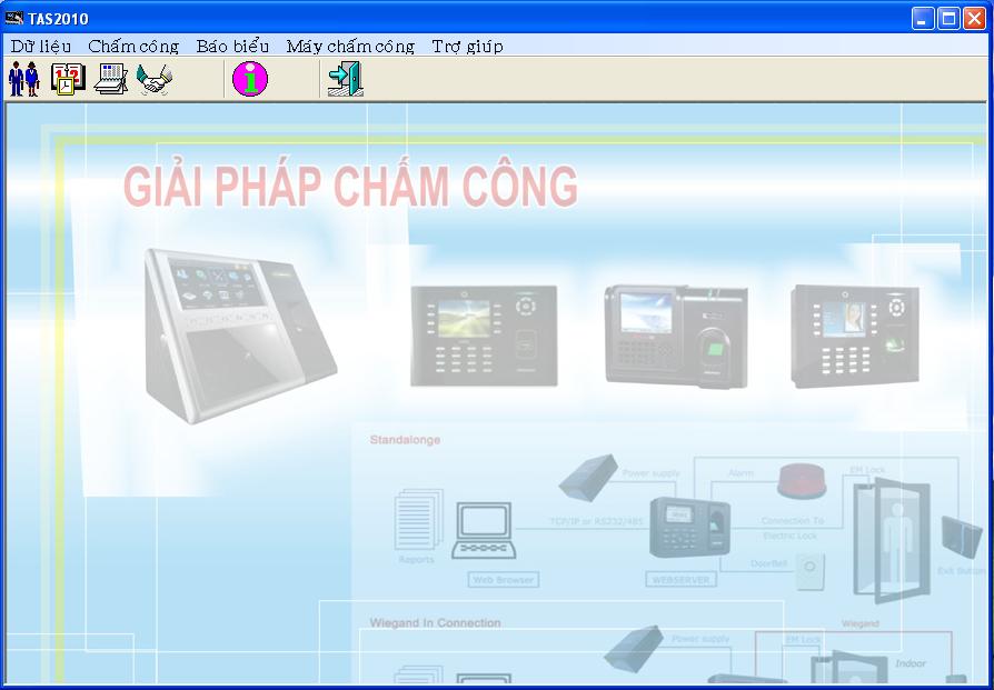 Phần mềm chấm công TAS2010