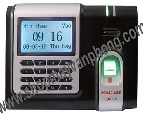 Máy chấm công vân tay - Thẻ cảm ứng RONALD JACK X628